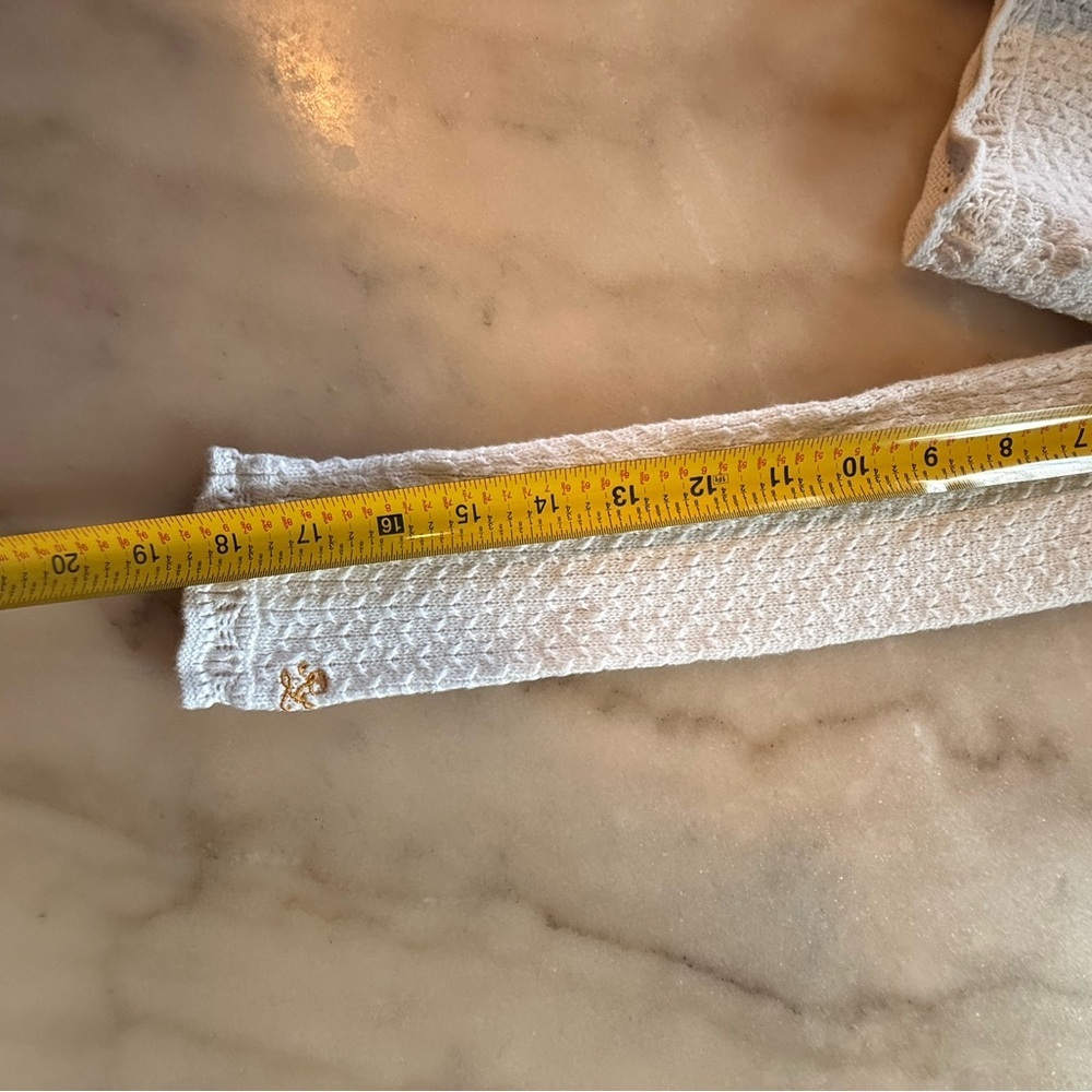 Polo by Ralph Lauren Button white cropped Cardigan size 6x - Picture 10 of 11